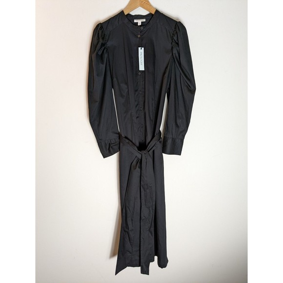 NWT Women's Prologue Black Puff Long Sleeve Shirt dress  XL - Picture 2 of 12